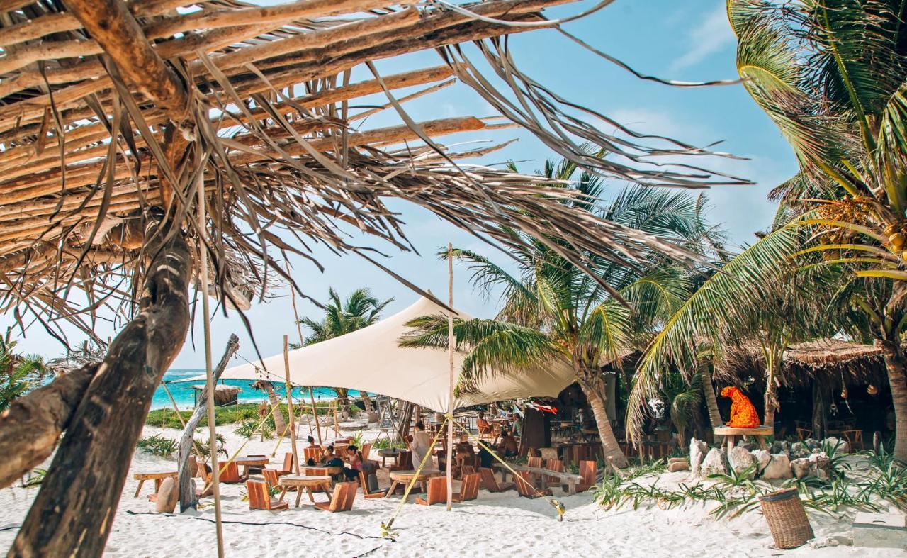 Ikal Tulum Hotel Ngoại thất bức ảnh Beach bar in Tulum