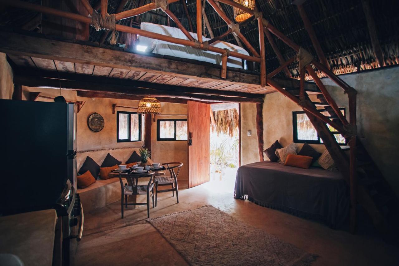 Ikal Tulum Hotel Ngoại thất bức ảnh Interior of a hotel in Tulum, Mexico