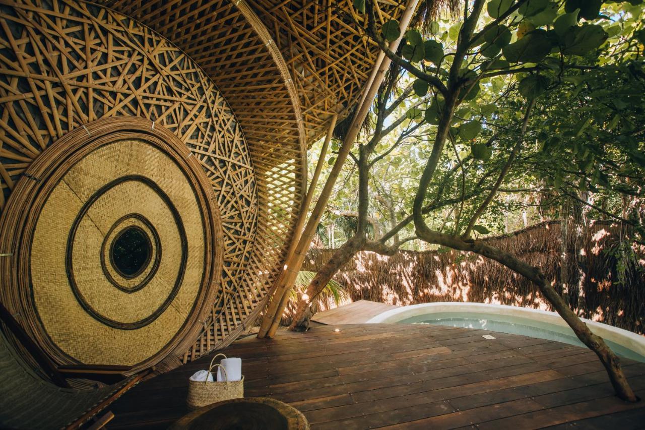 Ikal Tulum Hotel Ngoại thất bức ảnh The interior of a Treehouse