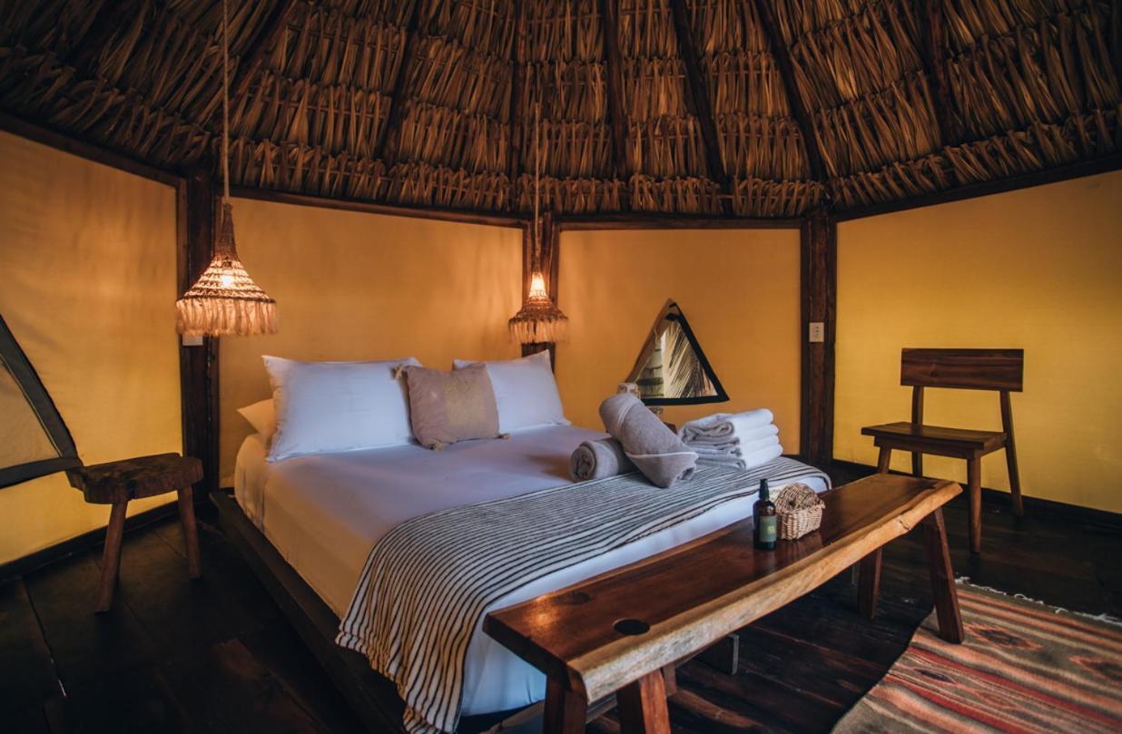 Ikal Tulum Hotel Ngoại thất bức ảnh Interior of a room at the resort
